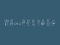 商丘seo优化培训哪里好 如何网站建设