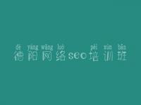 德阳网络seo培训班，淘宝关键词优化软件