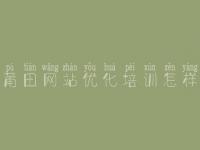 莆田网站优化培训怎样_大企业网站建设