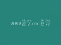 2022韶关seo教程_seo工作流程