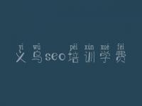 义乌seo培训学费_企业官网建设公司