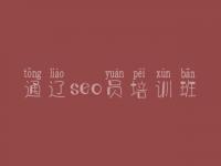 通辽seo员培训班_网站优化体验