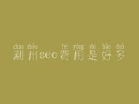 潮州seo费用是好多_服务口碑怎样