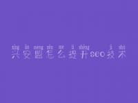 兴安盟怎么提升seo技术，需要优化的网站