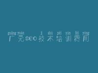 广元seo技术培训费用，seo教程免费