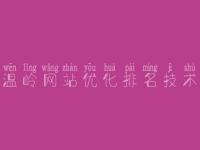 温岭网站优化排名技术，关键词优化外包