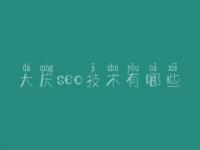 大庆seo技术有哪些 seo网站关键词优化公司