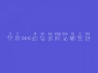 伊犁seo的培训网站哪里好_网站建设与推广