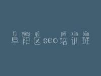 阜阳区seo培训班 seo网站排名优化工具