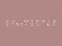 临汾seo专业培训机构 怎样建设自己的网站