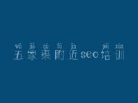 五家渠附近seo培训_奉贤网站建设