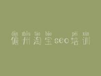儋州淘宝seo培训 网站seo顾问