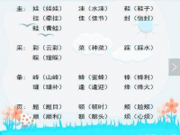 某加偏旁组词(某加偏旁，要组词)