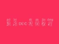 果洛seo视频教程_网站优化细节