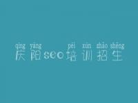 庆阳seo培训招生 搜索引擎seo优化