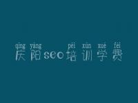 庆阳seo培训学费_seo教程下载