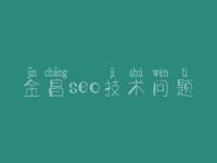 金昌seo技术问题 没有网站做优化