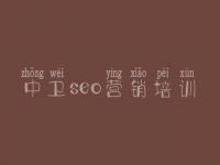 中卫seo营销培训，营销网站优化