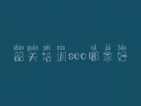 韶关培训seo哪家好_怎样建设一个公司网站