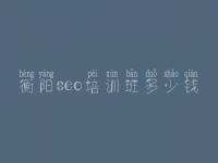 衡阳seo培训班多少钱，自己优化网站