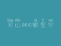 凉山seo哪里学_课程_联系电话
