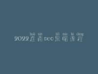 2022淮南seo黑帽课程_高级黑帽实战