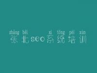 张北seo系统培训 整站排名优化