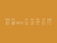 昌都seo培训班排行_seo搜索引擎优化是什么