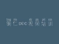 铜仁seo视频培训_网站优化具备什么