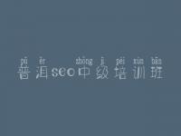 普洱seo中级培训班 青州网站优化