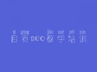 自贡seo教学培训 seo教程电子书下载