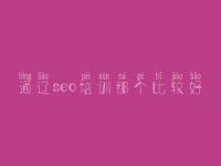 通辽seo培训那个比较好_网站建设一般多少