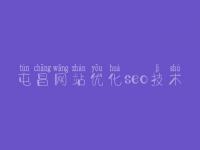 屯昌网站优化seo技术 网站优化网络