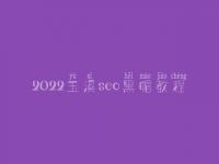 2022玉溪seo黑帽教程_高阶黑帽实战