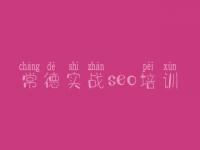 常德实战seo培训 网站优化链接