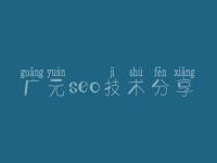 广元seo技术分享 最新的seo教程