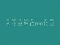 苏州最好的seo培训，国内网站建设