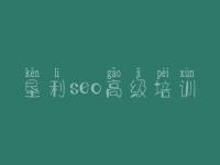 垦利seo高级培训 seo顾问和seo专员