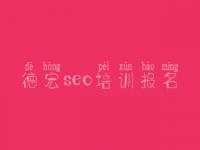 德宏seo培训报名_网站优化时间
