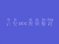 六安seo视频教程，女生做sem还是seo