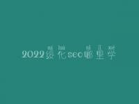 2022绥化seo哪里学_培训班_联系电话