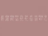 贵港网站优化培训中心，如何建设公司网站
