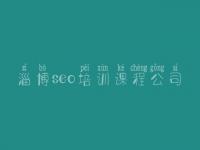 淄博seo培训课程公司，单页seo教程