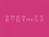南宁国平seo培训_最新seo教程视频教程