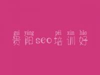 贵阳seo培训好 seo优化工具有哪些