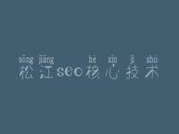 松江seo核心技术_网页设计建设