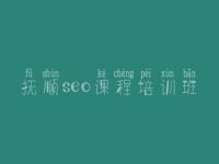 抚顺seo课程培训班 seo实战密码教程