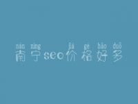 南宁seo价格好多_费用标准_服务
