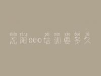 沈阳seo培训要多久_建设网站哪家好