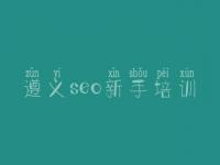 遵义seo新手培训_最新seo视频教程